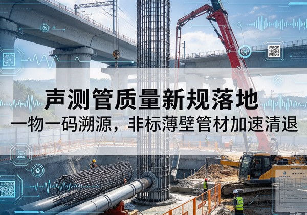 乃东声测管质量新规落地，一物一码溯源，非标薄壁管材加速清退