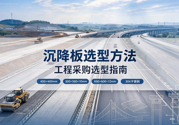 乃东沉降板选择方法